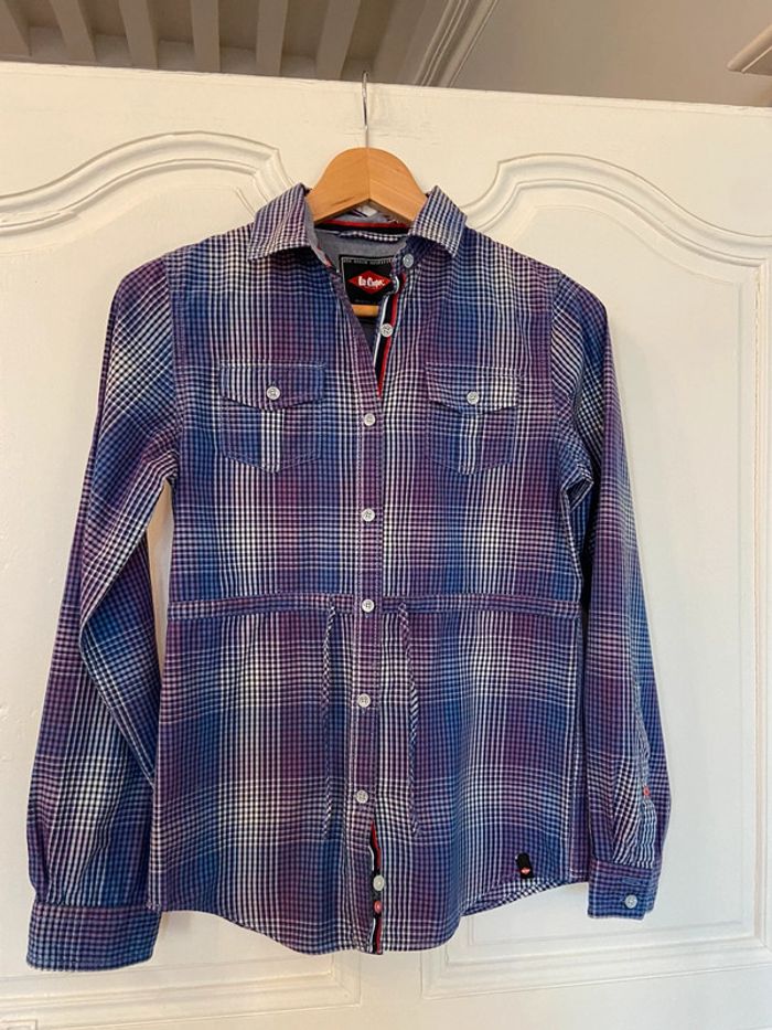 Chemise à carreaux neuve Lee Cooper fille taille 14 ans