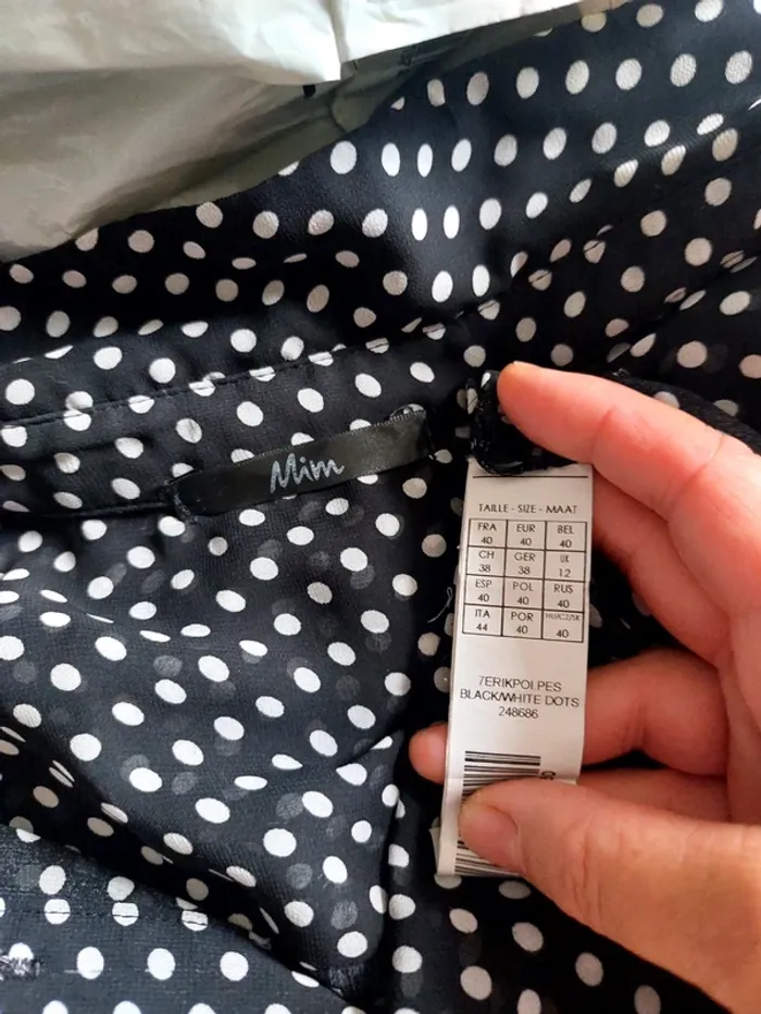 Chemise voile à pois - photo numéro 5