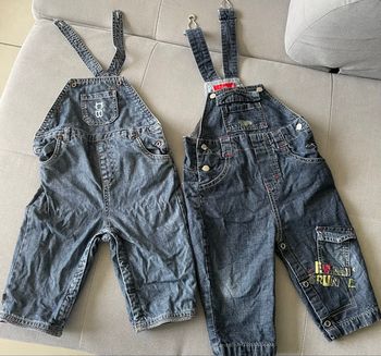 2 lot de salopette 