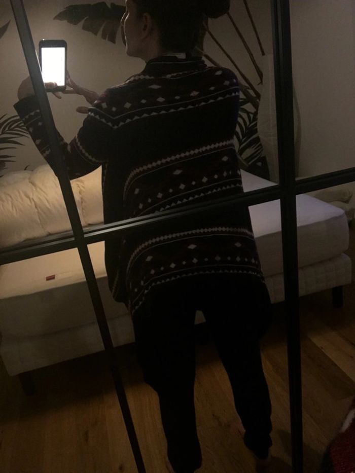 Gilet long chaud en laine springfield - photo numéro 6