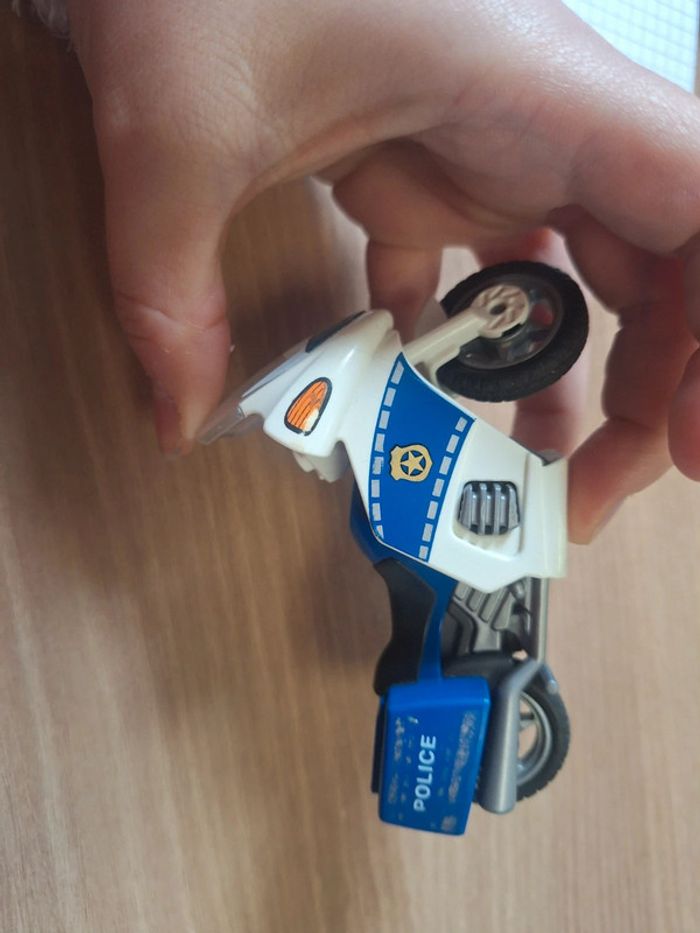 Moto police playmobil