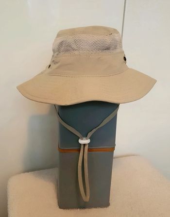 T.48 Chapeau d'ete anti uv spf 50 respirant ajustable
