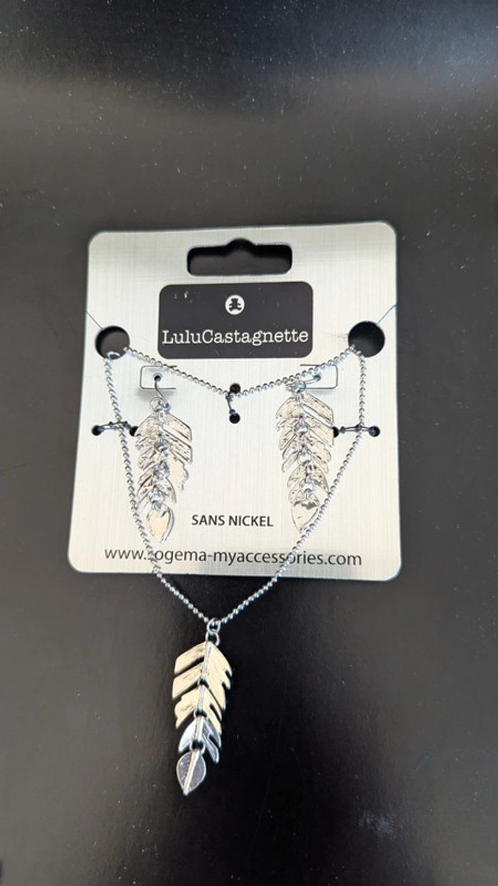 Collier + boucle d'oreille