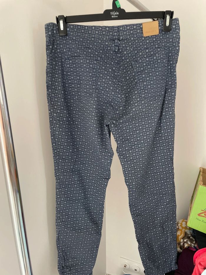 Pantalon enduit bleu 42 - photo numéro 4