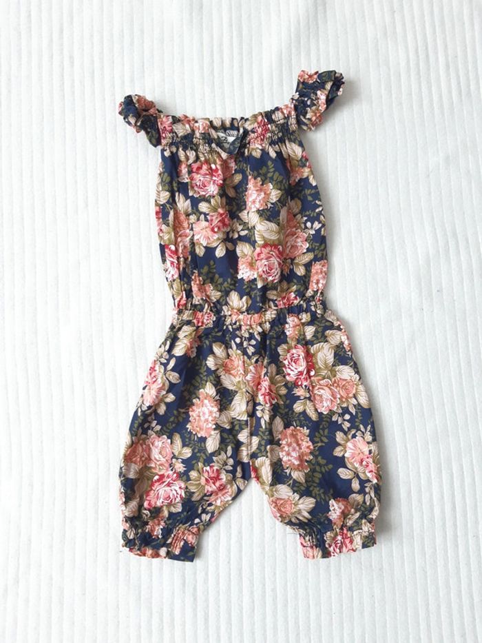 Combishort fleurie 80 cm