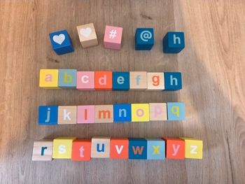 Cubes alphabet