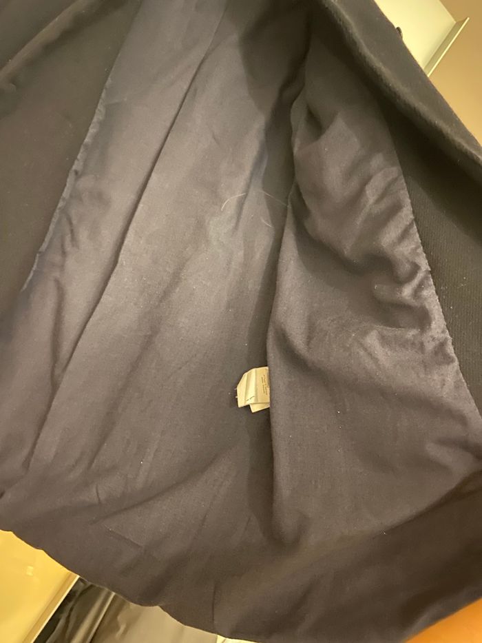 Manteau marine laine 38 - photo numéro 6