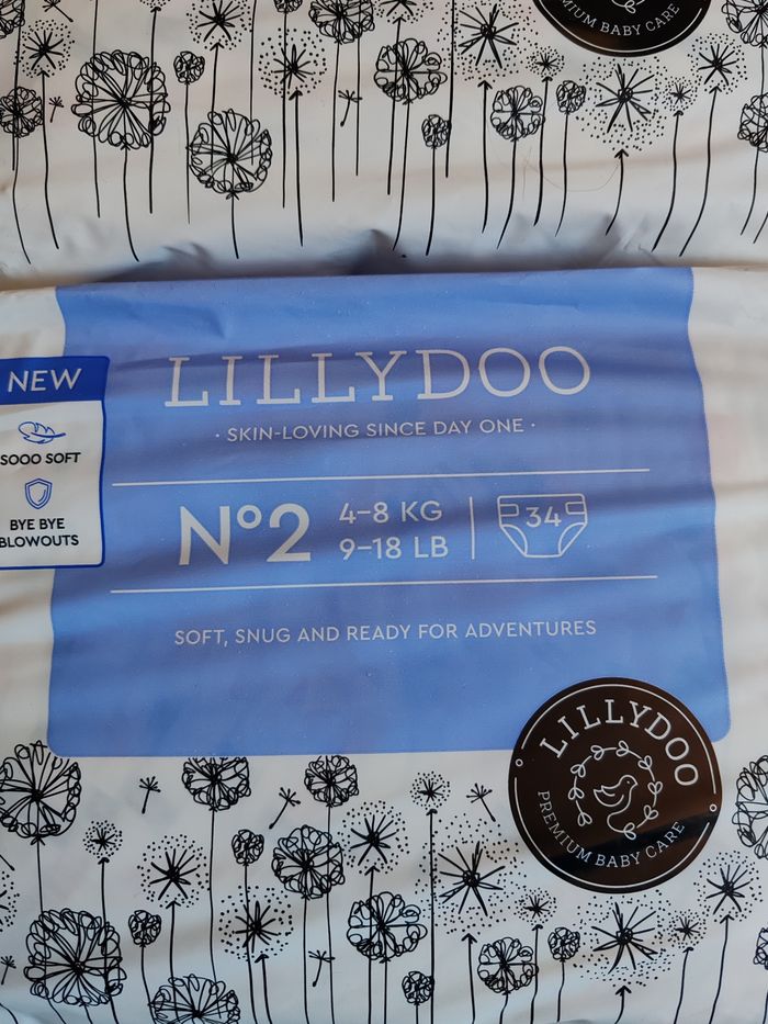 68 Couches lillydoo taille 2 - photo numéro 2