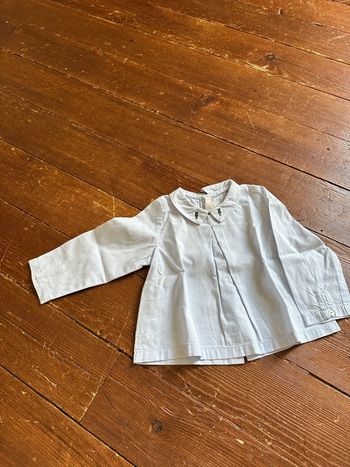 Chemise Natalys ciel 6 mois