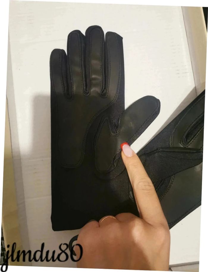 Gants noir neuf M - photo numéro 3