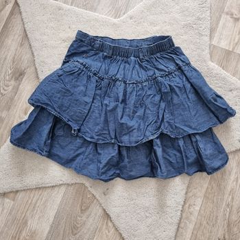 Jupe à volants jeans okaidi