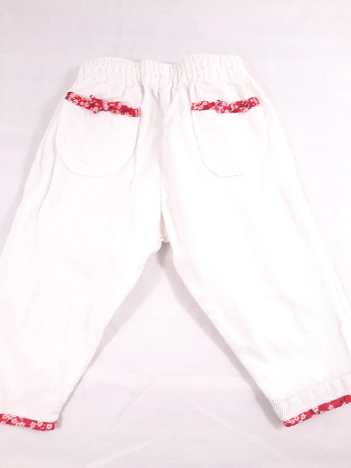 Lot de 4 pantalons fille, 6 mois, plusieurs marques - photo numéro 3