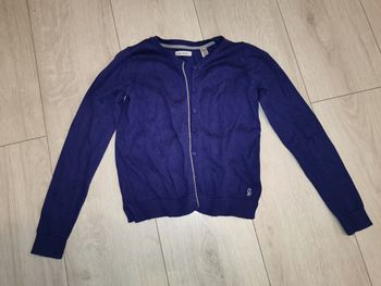 Gilet fille bleu Okaïdi 10 ans