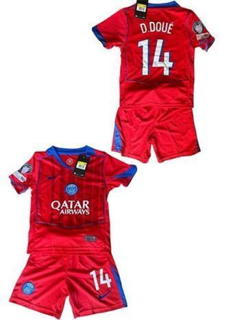 Maillot foot psg désiré doué enfant 14 ans 