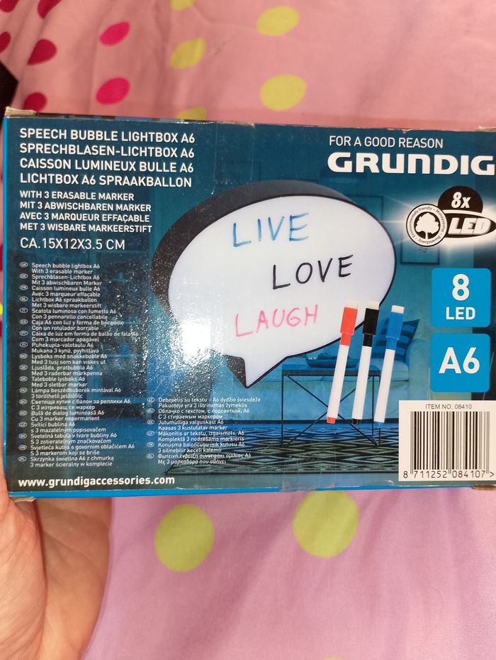 Caisson lumineux bulle A6 neuf Grundig - photo numéro 6