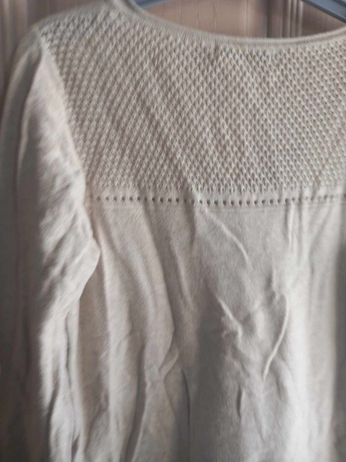 Pull fin beige taille M Bonobo - photo numéro 7