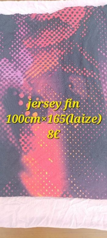 Coupon de tissu jersey