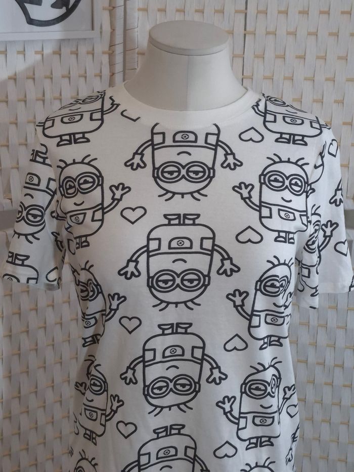 🍌joli T-shirt Minions "The Rise of Gru" Imprimé All-Over femme TS / 36 - photo numéro 3