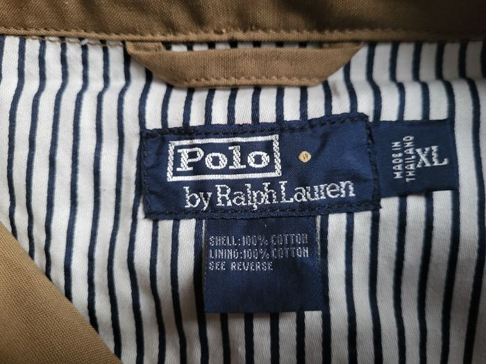 Veste Harrington Polo Ralph Lauren - Beige - Coton Premium - Taille XL - Neuf - photo numéro 8