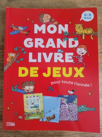 Mon grand livre de jeux 6 à 8 ans