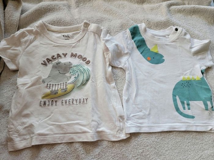 Lot de 8 tee-shirts manches courtes garçon 3 mois - photo numéro 4