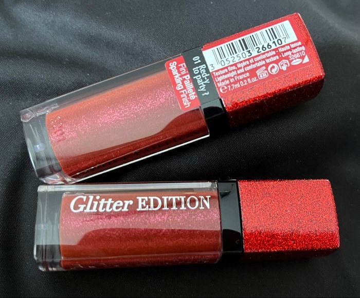 Lot de 2 Rouge à lèvre Bourjois Glitter Édition - Valeur Unitaire 14,50€ - photo numéro 1
