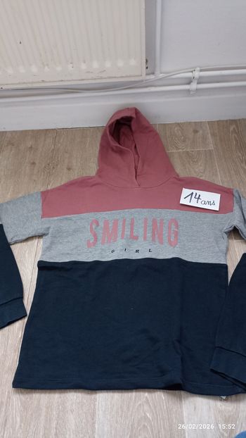 Pull capuche Name it 14 ans