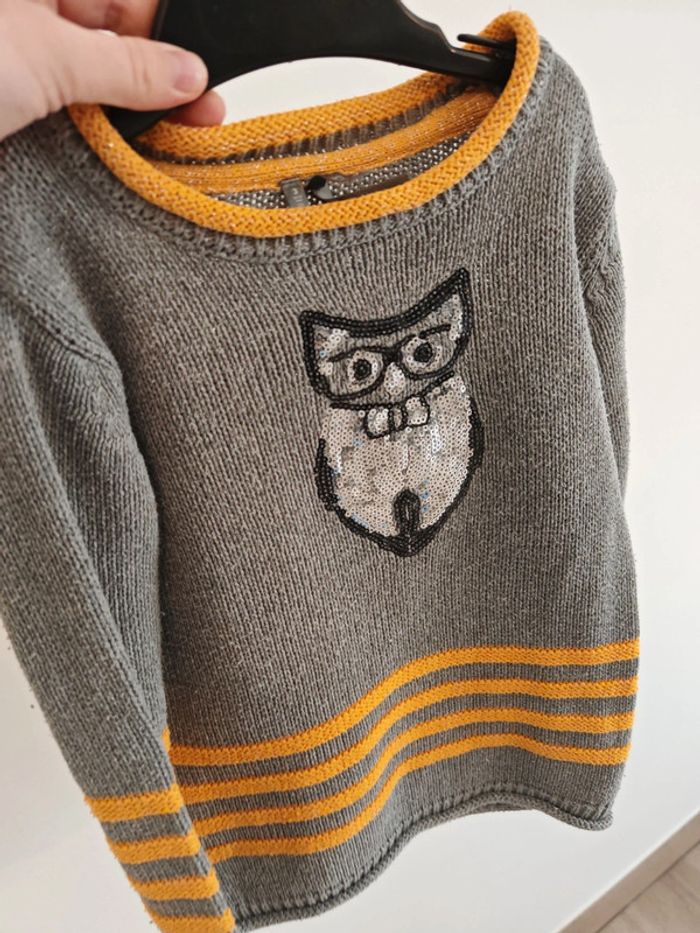 Robe pull chouette 3 ans - photo numéro 3