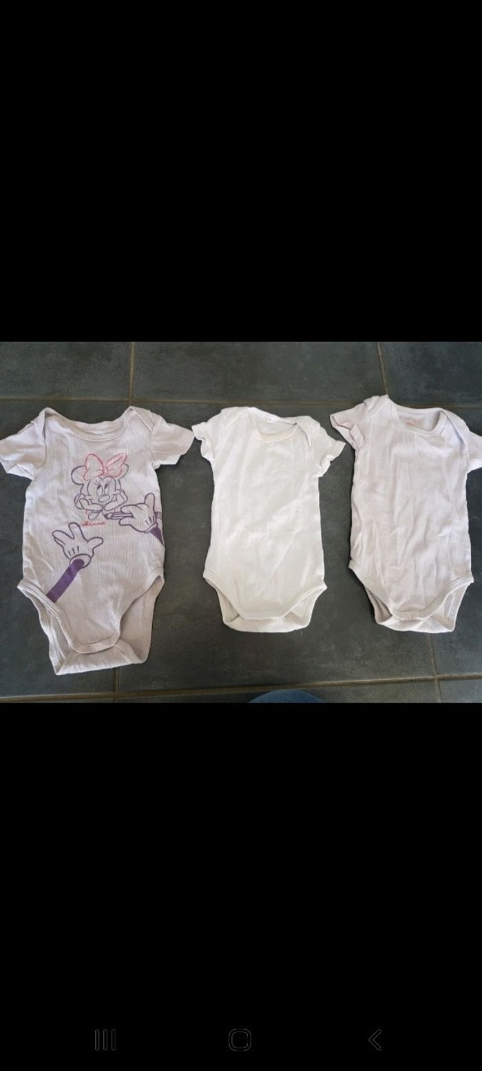 Lot 3 bodys 6 mois
