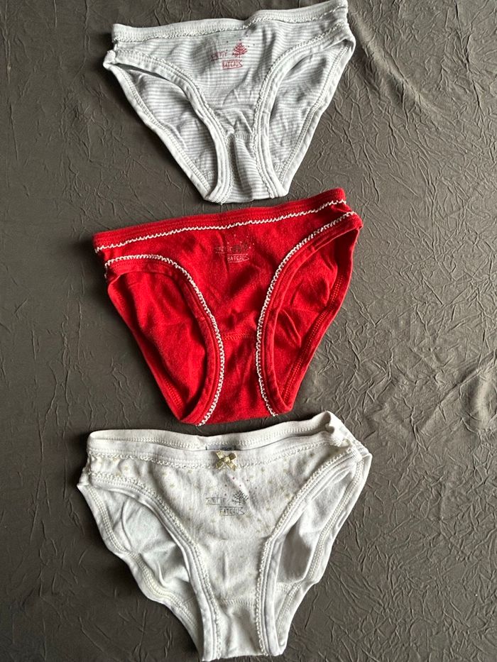 Lot de 3 petites culottes fille « Petit bateau »