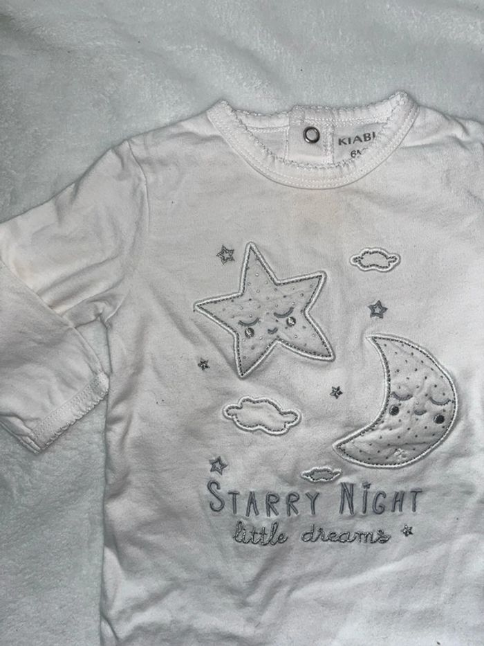 Pijama coton 6 mois 69cm - photo numéro 2