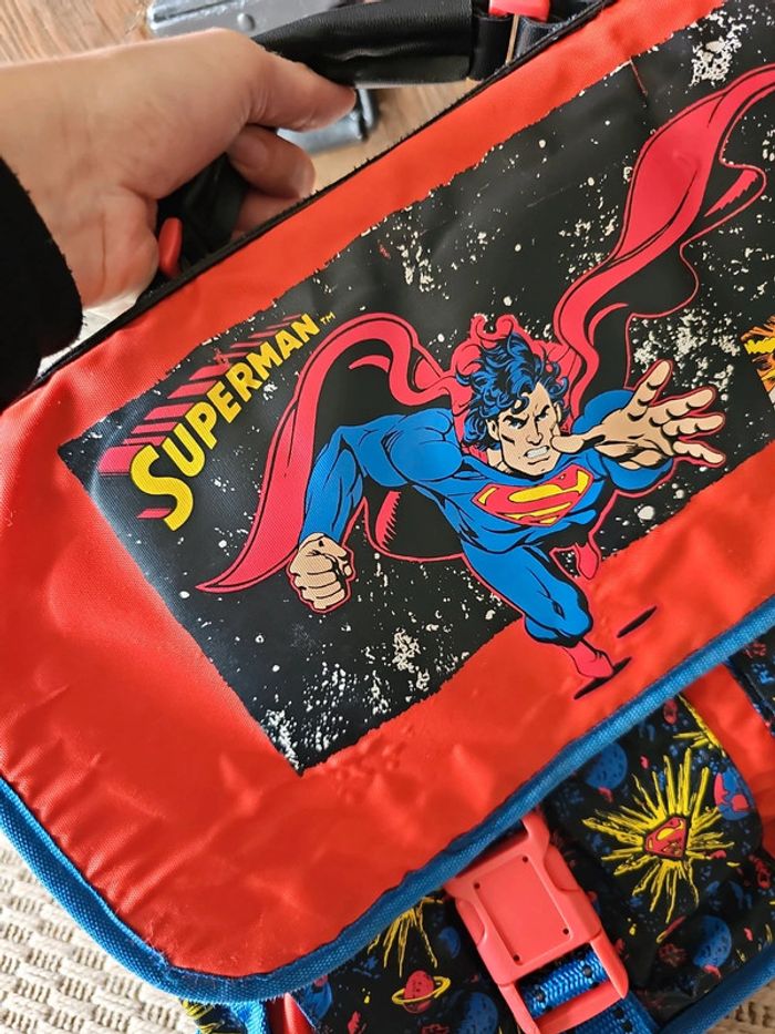 Cartable superman vintage - photo numéro 4