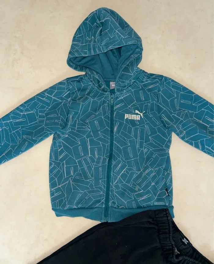 Ensemble puma bleu et noir taille 3 ans 98 cm - photo numéro 2