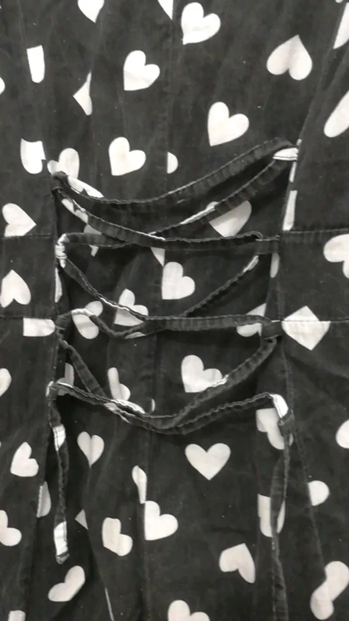 Combishort vintage cœurs - photo numéro 4