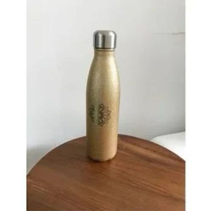 Gourde paillettes or neuve