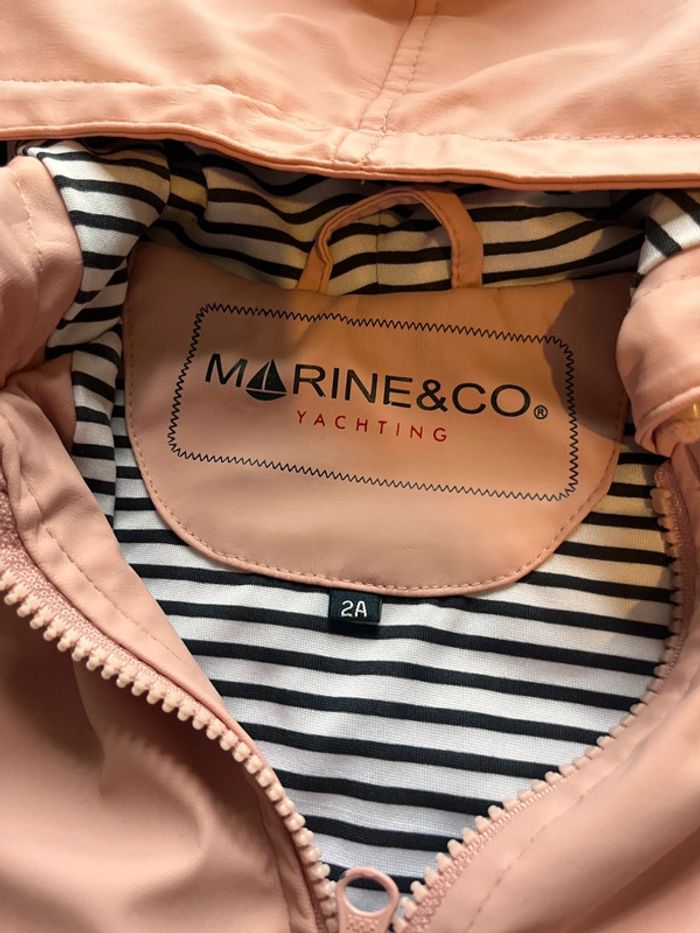 Imperméable fille 2 ans rose marine&co - photo numéro 5