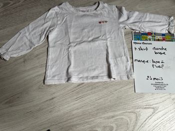 T shirt fille 24 mois