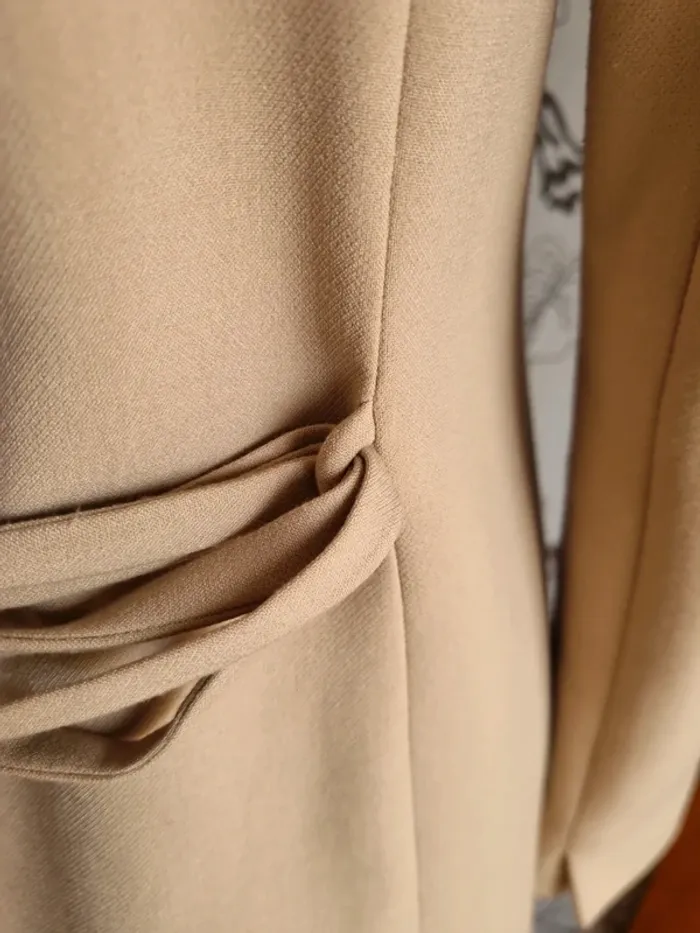 Veste 3/4 beige Xandres neuf - photo numéro 5