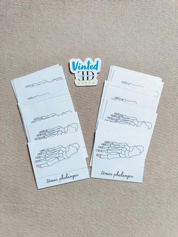 Cartes de nomenclature des os du pied