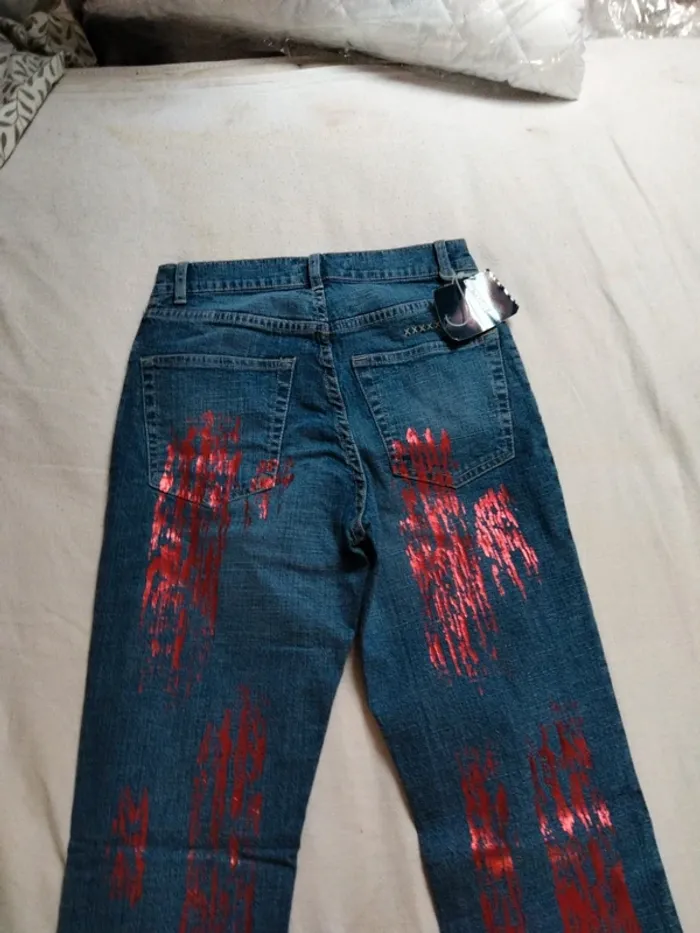 Pantalon en jeans vintage School Rag taille 27 - photo numéro 4