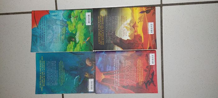 Lot de 4 livres Les royaumes de feu tomes 2-3-4-5 - photo numéro 4