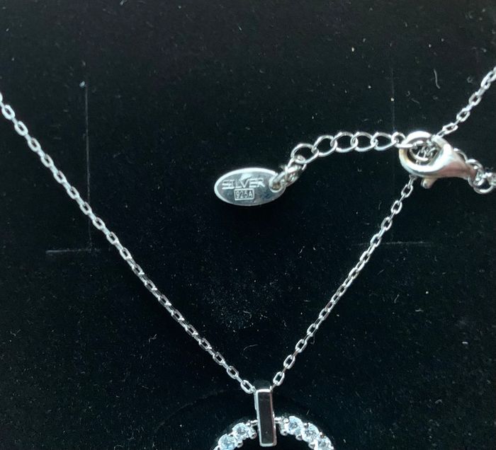 Collier en argent neuf de chez Diamantine - photo numéro 4