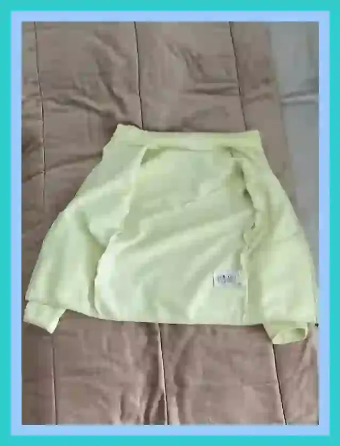 Blouson polaire fille zippé jaune fluo 8 à 10 ans  7520445611 - photo numéro 6