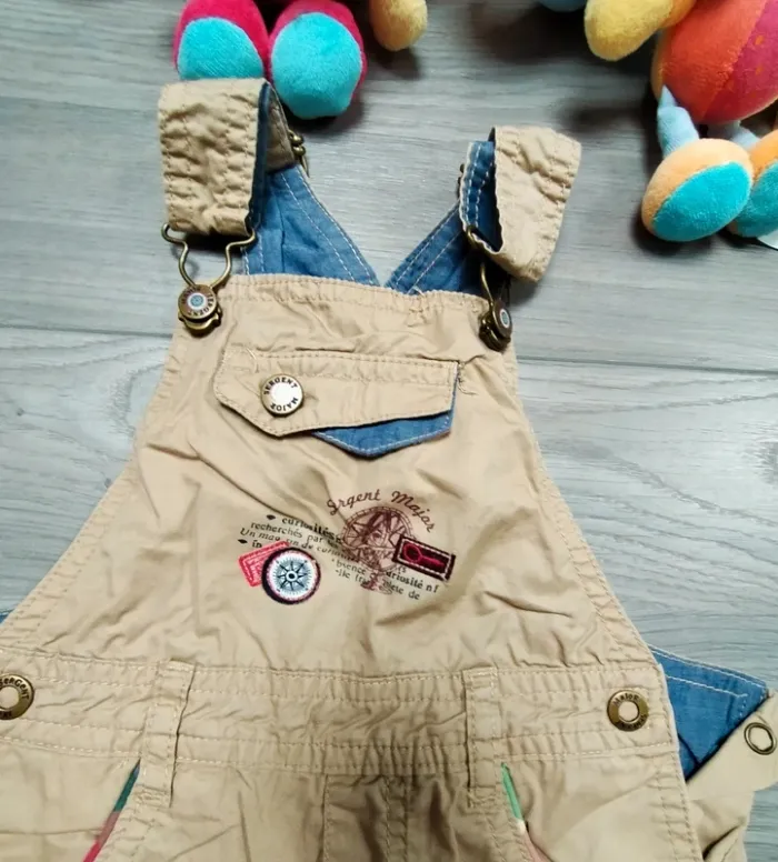 Salopette beige garçon 18 mois Sergent Major - photo numéro 2