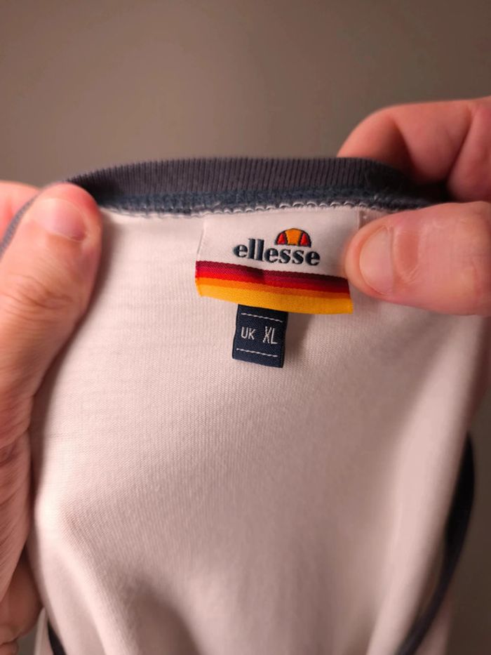 T-shirt Ellesse Homme Taille XL Blanc - photo numéro 5