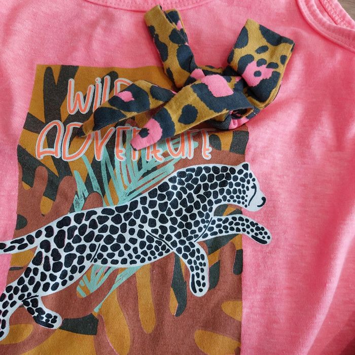 Ensemble été fille 2 ans t-shirt short - photo numéro 2