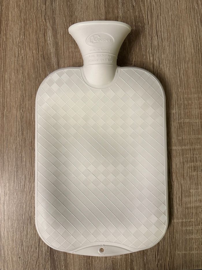 Bouillotte avec housse polaire violette – Fleur de Vie – parfait  état - photo numéro 4