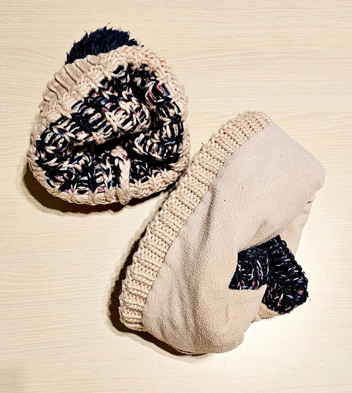 Ensemble bonnet et tour de cou - photo numéro 1