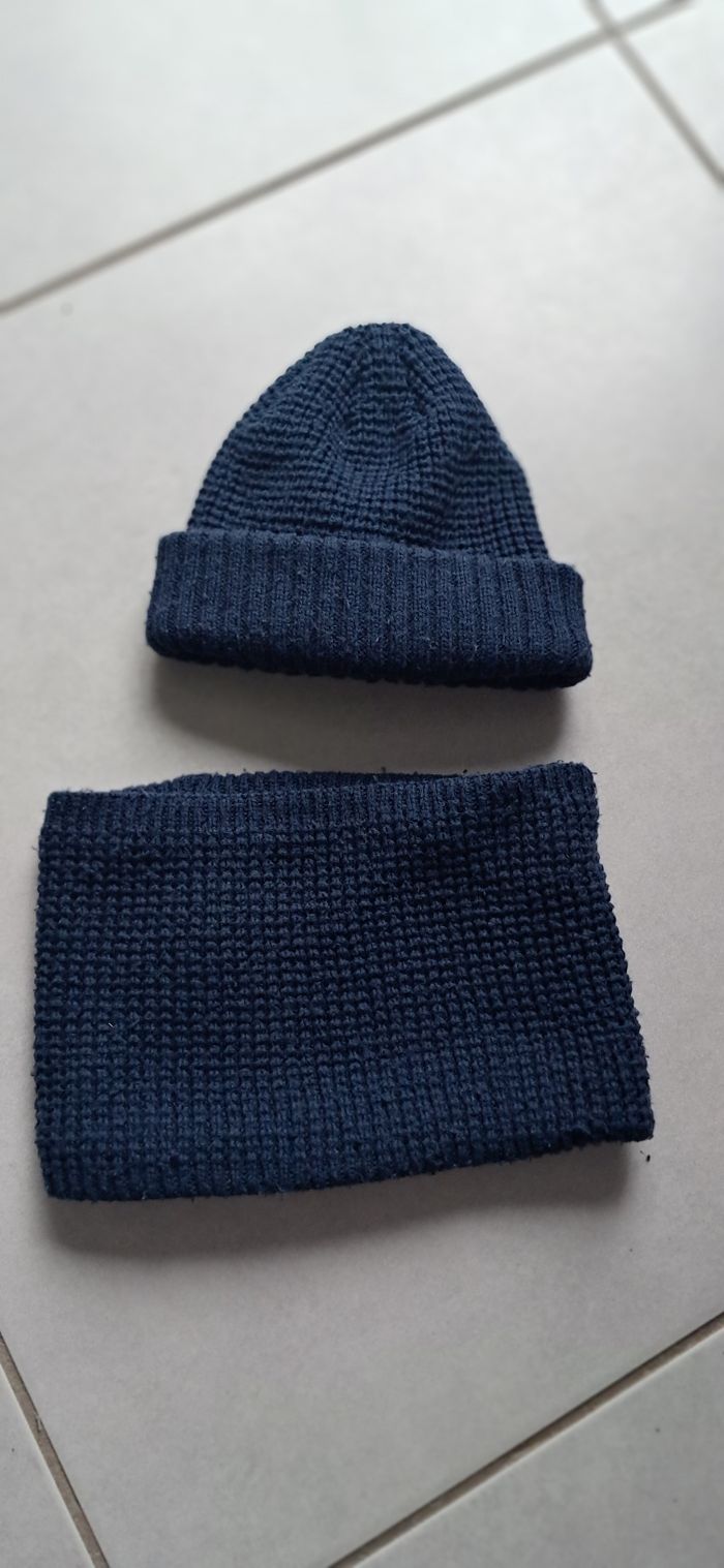 Tour de cou et bonnet