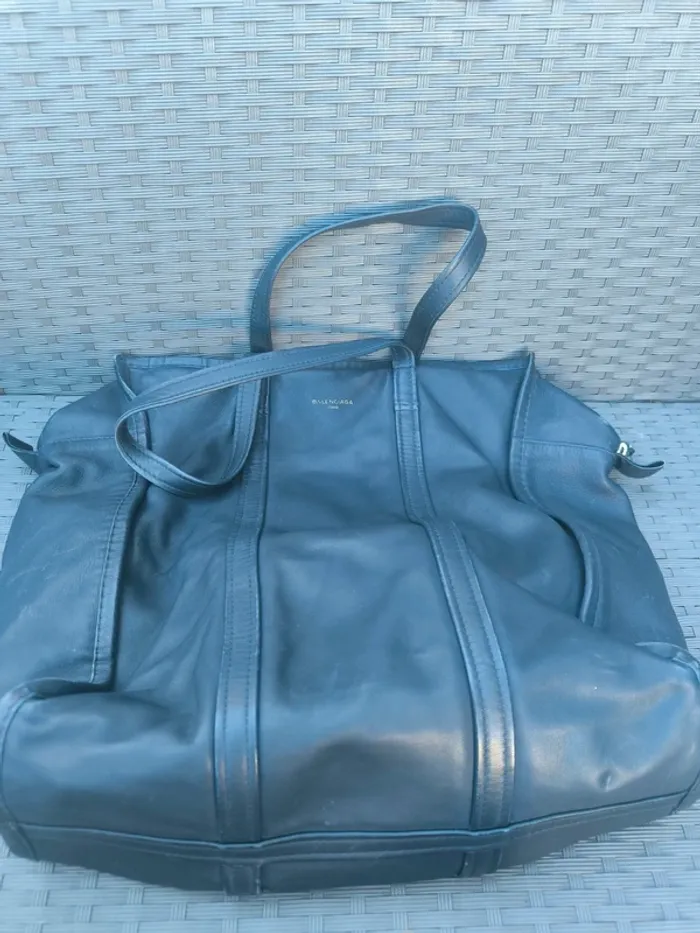 Grand sac à main fourre tout Balenciaga Laundry cabas